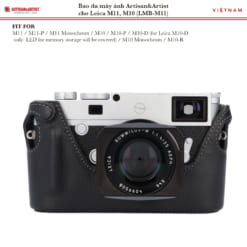 Bao da dành riêng cho dòng Leica M11 và M10, được các nghệ nhân lành nghề thủ công tỉ mỉ từng chi tiết.
