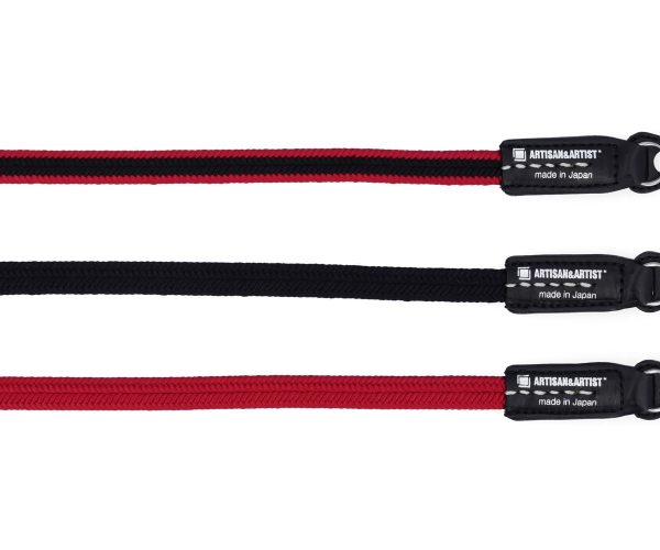 Dây đeo máy ảnh dây lụa Artisan & Artist ACAM-320A (Đen/Đỏ)